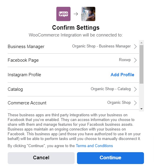 add a WooCommerce store to Facebook